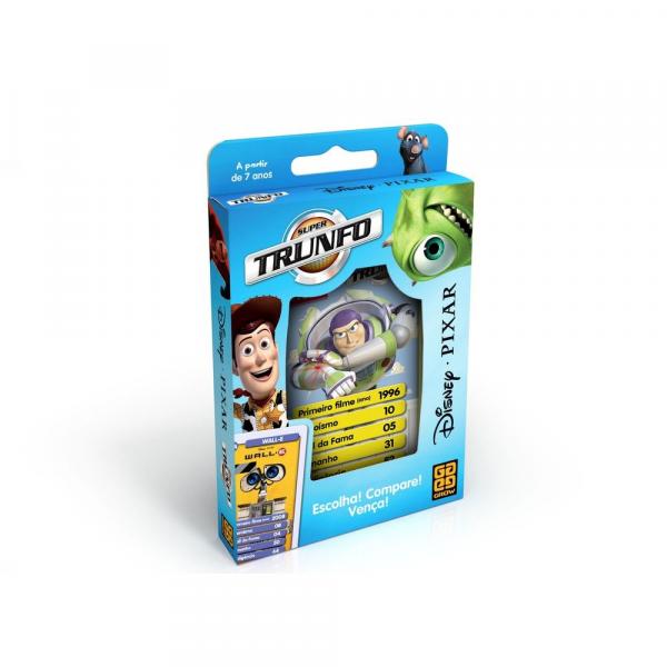 Super Trunfo Disney Pixar - Jogo de Cartas - Grow