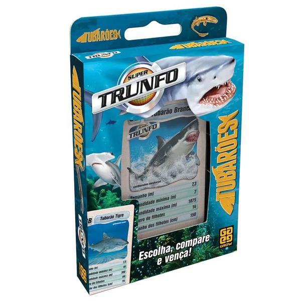 Super Trunfo Tubarões - Grow 01491