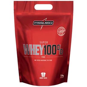 Super Whey 100% Pure 1,8Kg Morango - Integralmédica