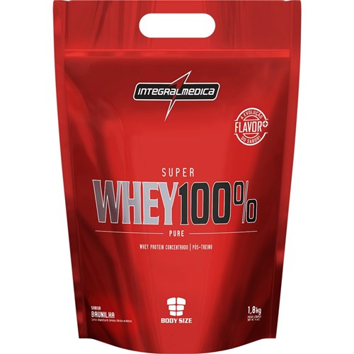 Super Whey 100% Pure (1,8Kg) - Integralmédica Refil Baunilha