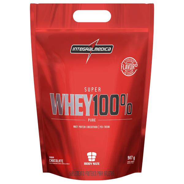 Super Whey 100 Pure Body Size Refil - 907g - Integralmédica - Integralmedica