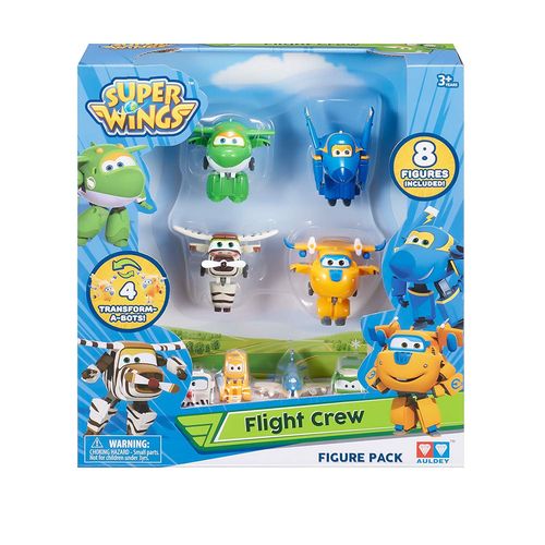 Tudo sobre 'Super Wings Equipe de Bordo Transform a Boots Jerome, Donnie, Bello, Mira - Fun'