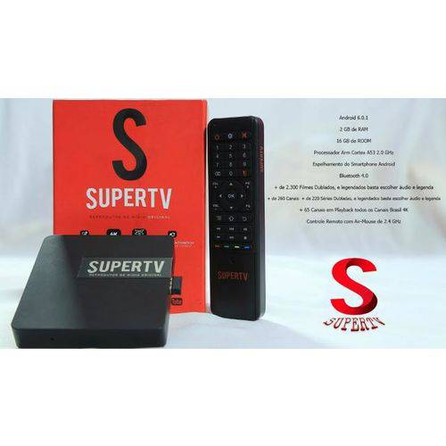 Supertv Red Edition 4k/2gbram/16gbm