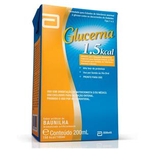 Suplemento Alimentar Glucerna 1.5 Kcal - BAUNILHA - 200 ML