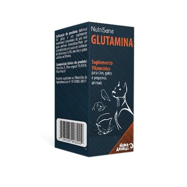 Suplemento Alimentar Glutamina Mundo Animal Nutrisana