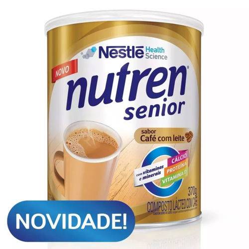 Suplemento Alimentar Nutren Senior Café com Leite 370g - Nestlé