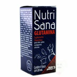 Suplemento Alimentar Nutrisana Glutamina - 20mL - Mundo Animal