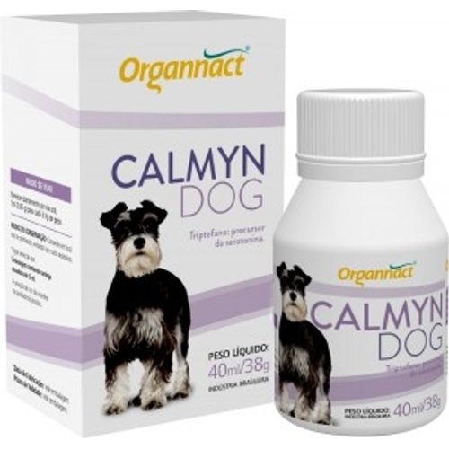 Suplemento Alimentar Organnact Calmyn Dog para Cães 40ml