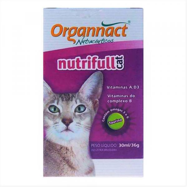 Suplemento Alimentar Organnact Nutrifull Cat 30ml