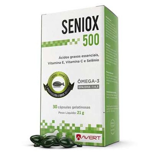 Suplemento Alimentar Seniox 500 Mg 30 Cápsulas 30 Cápsulas