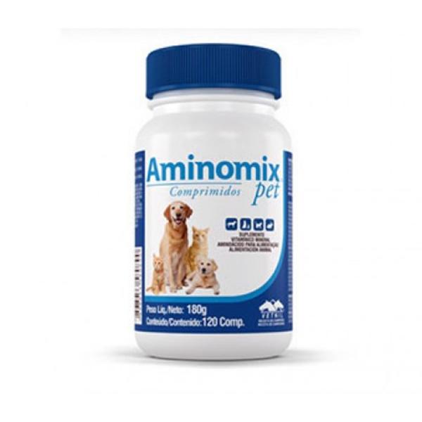 Suplemento Aminomix Pet 120 Comprimidos - Vetnil