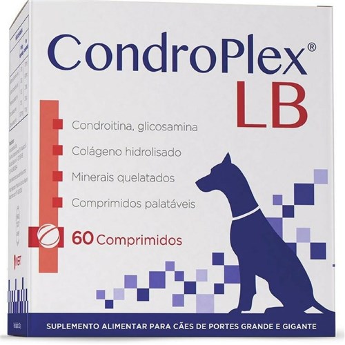 Suplemento Avert Condroplex Lb com 60 Comprimidos - 120 G