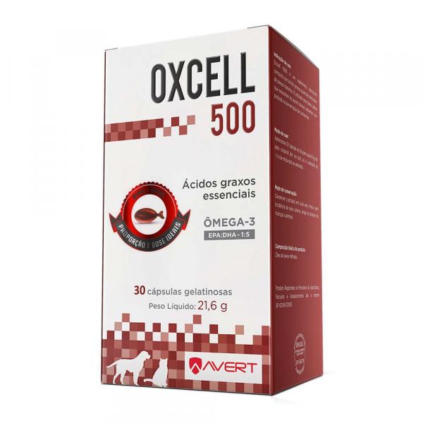 Suplemento Avert Oxcell 500mg 30 Cápsulas