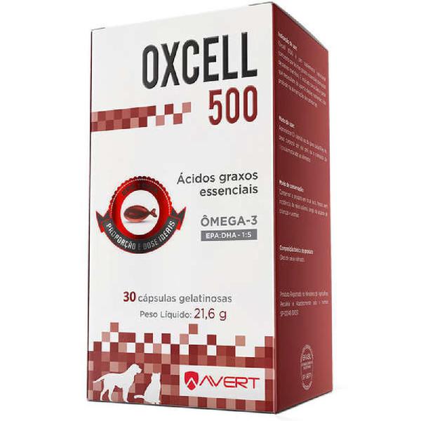 Suplemento Avert Oxcell 500mg - 30 Comprimidos