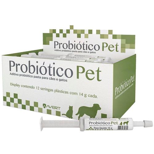 Suplemento Avert Probiótico Pet 14 G