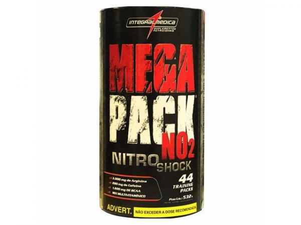Suplemento Completo Mega Pack Nitro NO2 - Integralmédica Contém 44 Packs com 9 Itens Cada
