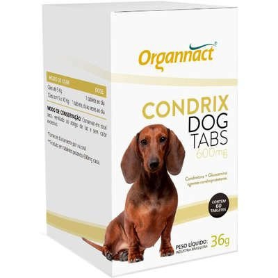 Suplemento Condrix Dog Tabs - 600mg - Organnact