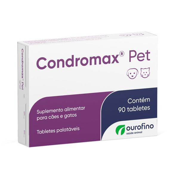 Suplemento Condromax Ourofino para Cães e Gatos - 90 Tabletes