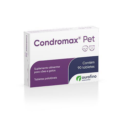 Suplemento Condromax Pet Ourofino para Cães e Gatos 90 Tabletes