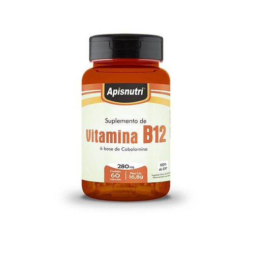 Suplemento de Vitamina B12 60 Caps 280 Mg