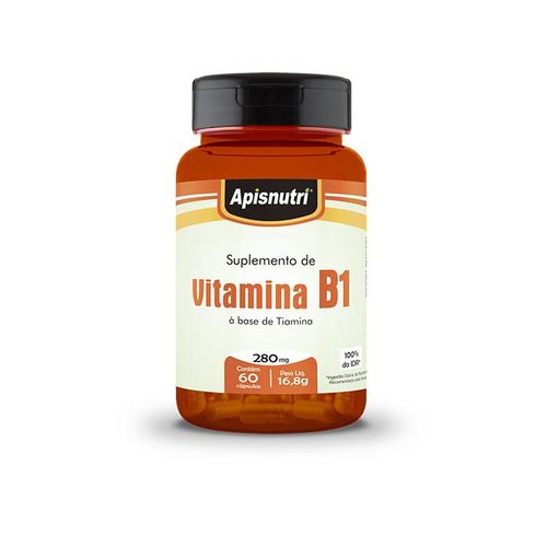 Suplemento de Vitamina B1 60 Caps 280mg