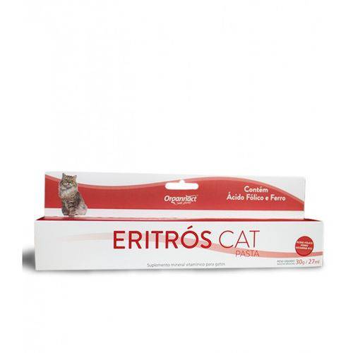Tudo sobre 'Suplemento Eritros Cat Pasta 30g - Organnact'