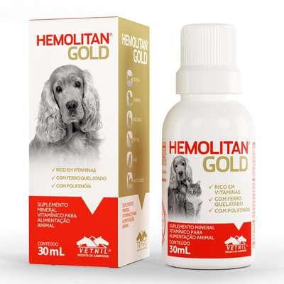 Suplemento Hemolitan Gold -30ml - Vetnil