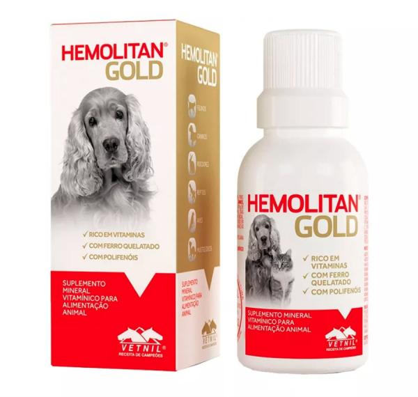 Suplemento Hemolitan Gold - Vetnil