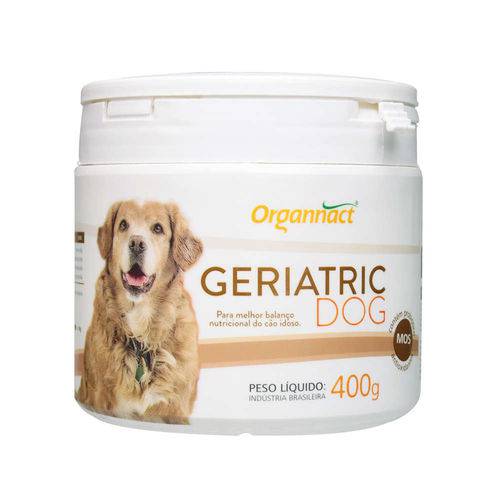 Tudo sobre 'Suplemento Mineral Geriatric Dog Organnact - 400g'