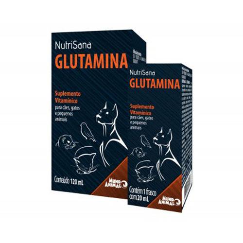 Suplemento Mundo Animal Nutrisana Glutamina 20ml