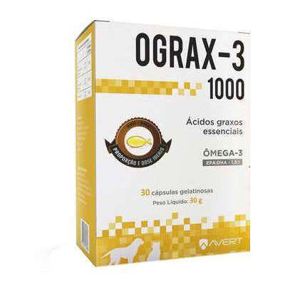 Suplemento Ograx-3 1000mg - 30 Capsulas - Avert