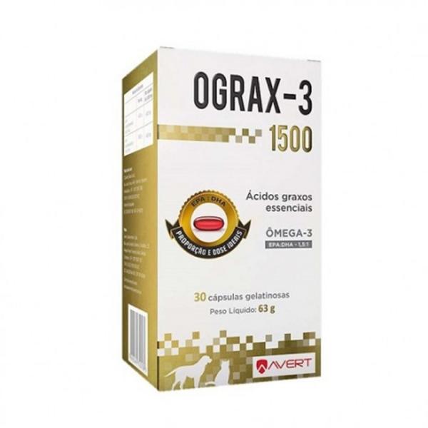 Suplemento Ograx-3 1500mg 30 Cápsulas - Avert