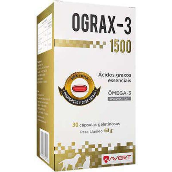 Suplemento Ograx-3 1500mg - 30 Capsulas - Avert