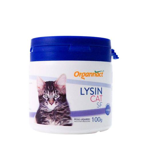 Suplemento Organnact Cat Lysin Sf - 100g