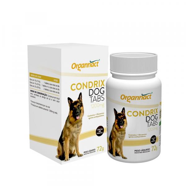 Suplemento Organnact Condrix Dog para Cães Tabs 1200 Mg