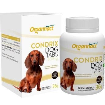 Suplemento Organnact Condrix Dog Tabs com 60 Tabletes 600 Mg 36 G