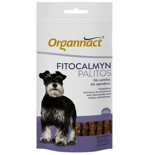Tudo sobre 'Suplemento Organnact Fitocalmyn Palitos para Cães 160g'