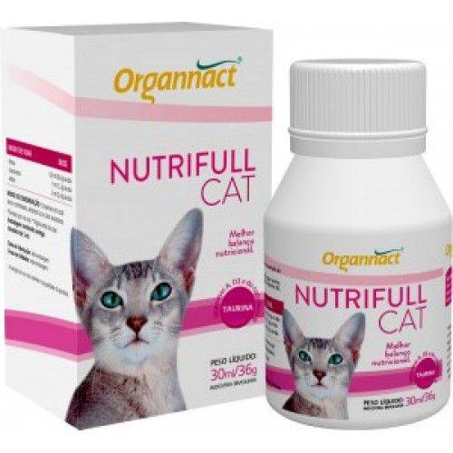 Suplemento Organnact Nutrifull Cat 30 Ml