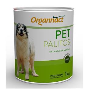 Suplemento Organnact Pet Palitos Probiótico 1Kg