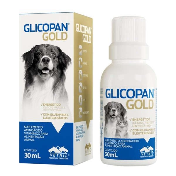 Suplemento Vetnil Glicopan Gold - 30 ML