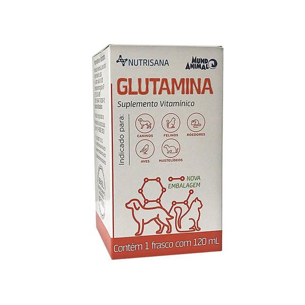 Suplemento Vit. Nutrisana Glutamina 120ml - Mundo Animal