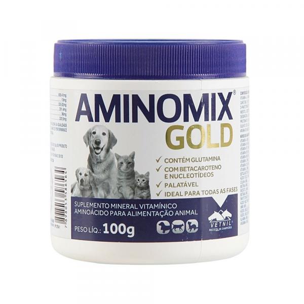 Suplemento Vitamínico Aminomix Gold 100g - Vetnil