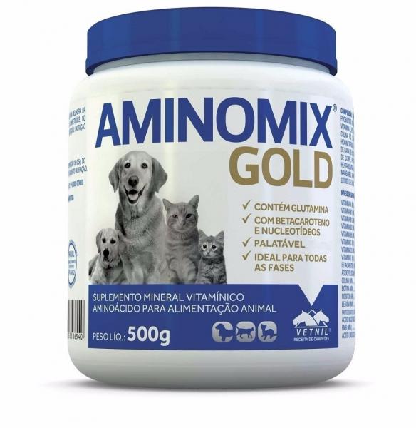 Suplemento Vitamínico Aminomix Gold 500g - Vetnil