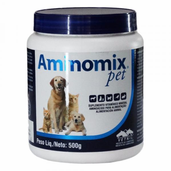 Suplemento Vitaminico Aminomix Pet 500g - Pet Hobby - Vetnil