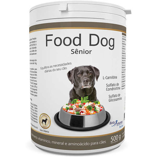 Tudo sobre 'Suplemento Vitaminico Food Dog Senior 500 Gr Val 03/21'