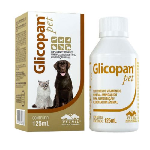 Suplemento Vitamínico Glicopan Pet 125ml - Vetnil
