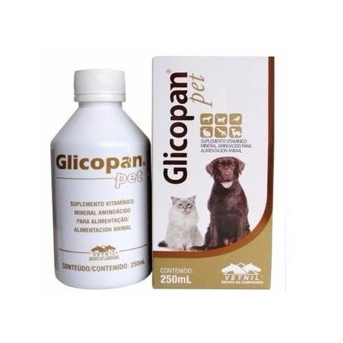 Suplemento Vitamínico Glicopan Pet 250ml