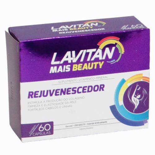 Suplemento Vitamínico Lavitan Mais Beauty - 60 Cápsulas