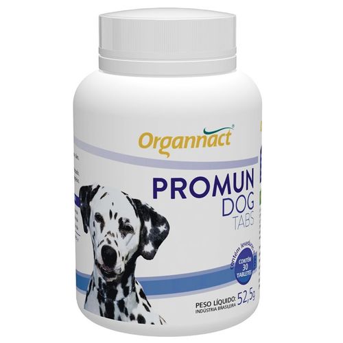 Suplemento Vitamínico Organnact Promun Dog Tabs para Cães 52,5g