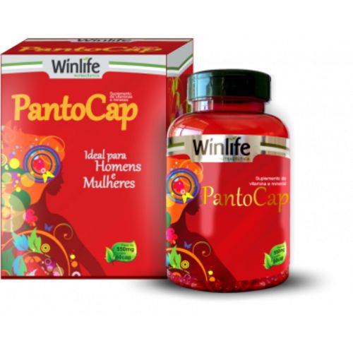 Tudo sobre 'Suplemento Vitamínico Pantocap Cabelo, Unhas e Pele - Vitaminas B7 Biotina B1 B5 B6 - 60 Cáps 100% Original Winlife'